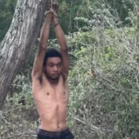 Community members of El Jobo in Azua capture and tie up Haitian national suspected of homicide | De Último Minuto English