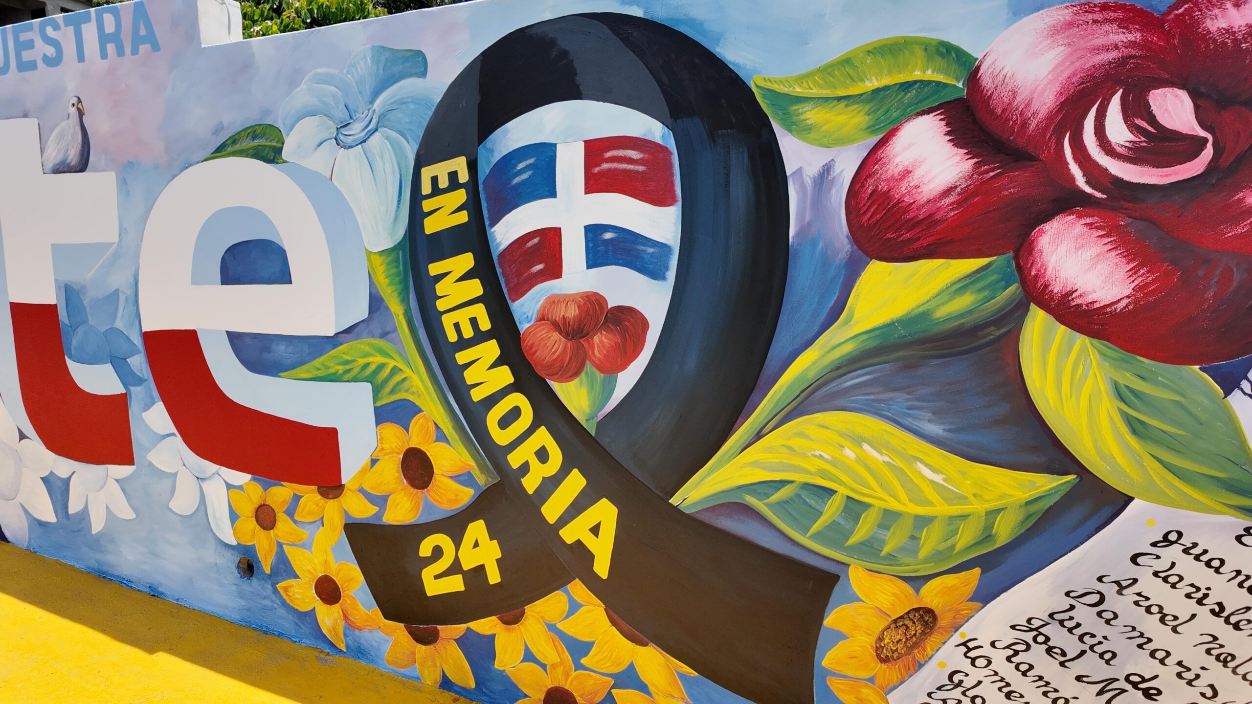 Mural in Haina honors Jet Set victims two months after the event: “We did it with a broken heart” | De Último Minuto English