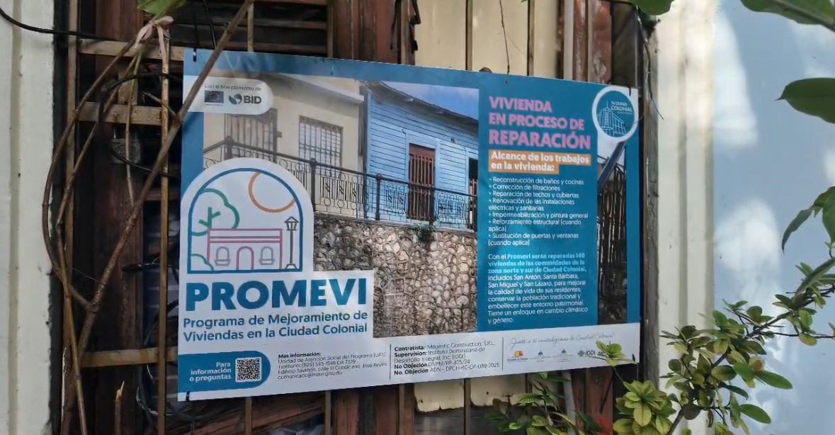 Tourism begins renovation of 34 houses in the Colonial Zone; European Union contributes with RD$192 million | De Último Minuto English
