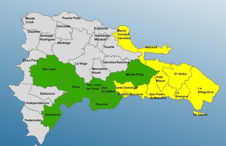 COE maintains nine provinces on yellow alert and seven on green alert due to trough effects | De Último Minuto English