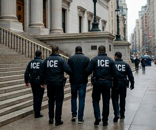 Immigrant is arrested by ICE after attempting to report crimes in New York