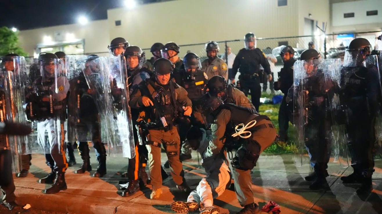 Protests continue outside immigration detention center in New Jersey; arrests reported after curfew goes into effect