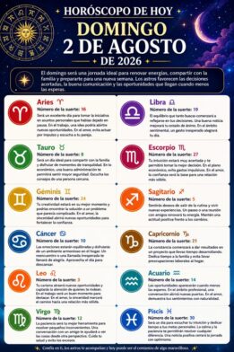 Horoscope for August 02, 2026 | De Último Minuto English