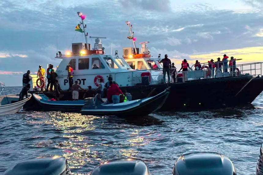 Bodies recovered after passenger ferry carrying over 100 people sinks off Guyana