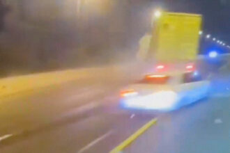 Truck driver killed after fiery crash near Israeli city
