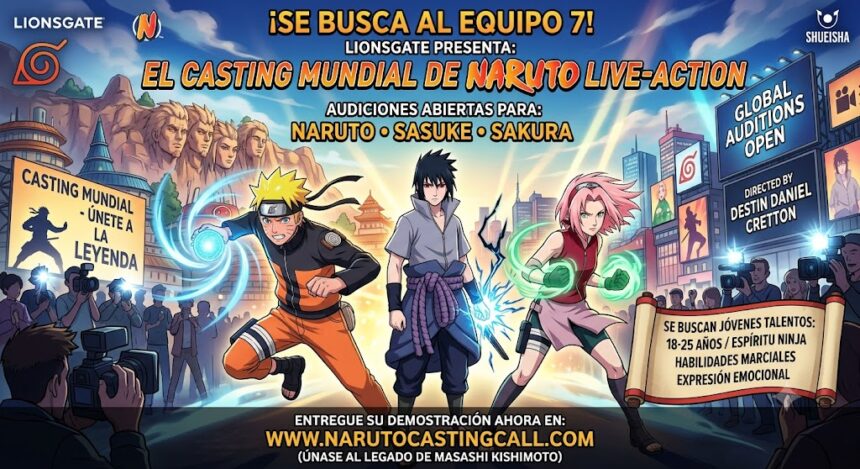 They are looking for the next Naruto! Worldwide casting call opens for the Lionsgate live-action | De Último Minuto English