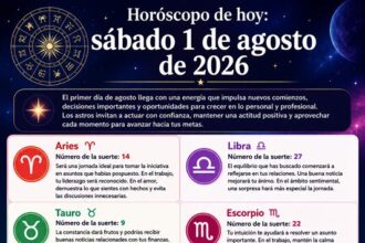 Horoscope for August 01, 2026 | De Último Minuto English