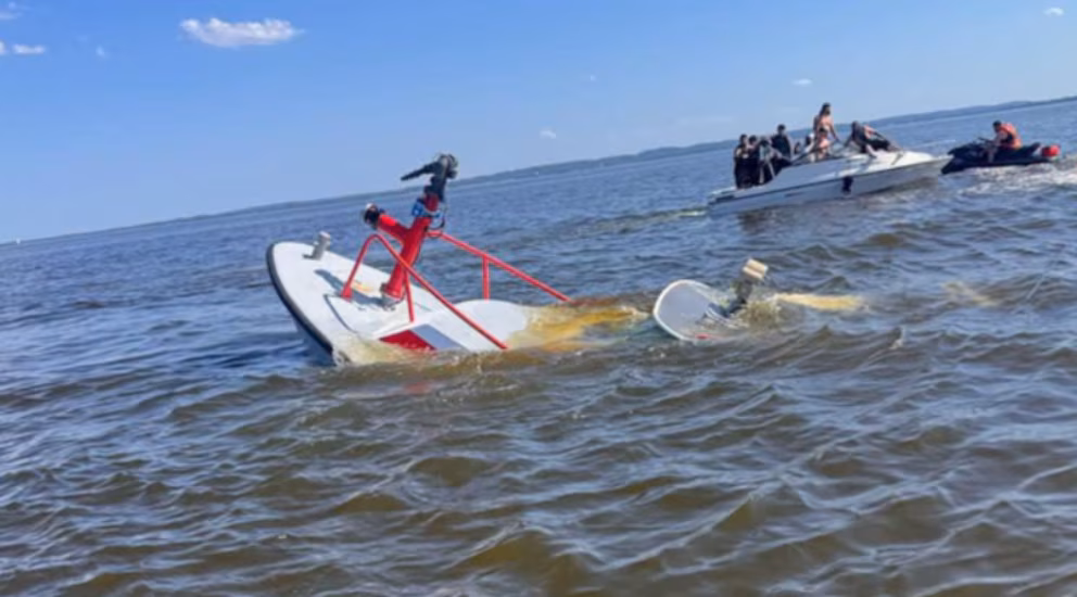 A whale sank a fireboat in New Jersey and triggered a race-against-time rescue