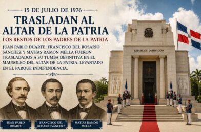 July 15, 1976: The remains of Duarte, Sánchez, and Mella are transferred to the Altar of the Fatherland | De Último Minuto English