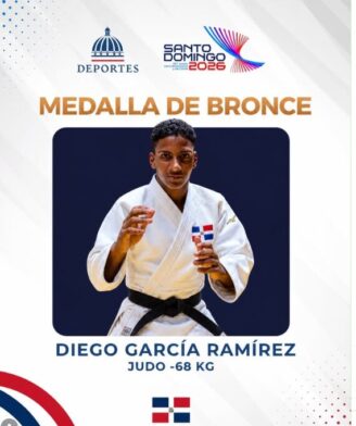 Diego García Ramírez wins bronze medal in judo for the Dominican Republic at Santo Domingo 2026 | De Último Minuto English