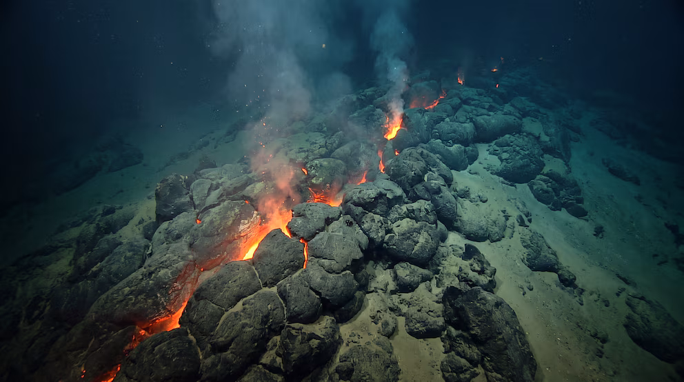 Scientists record for the first time an episode of seafloor spreading in the Indian Ocean