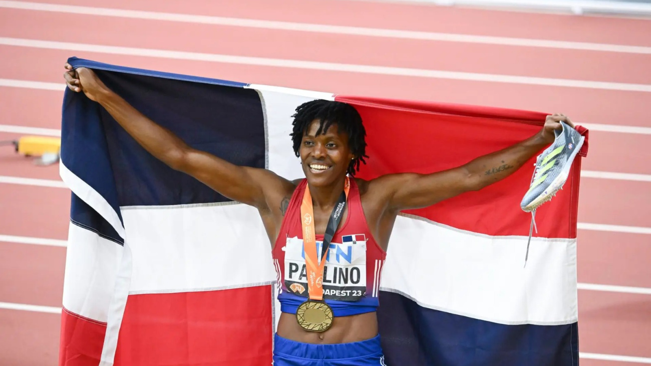 Where and at what time will Marileidy Paulino run in the Central American Games?