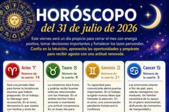 Horoscope for July 31, 2026 | De Último Minuto English