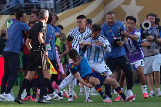 Leandro Paredes involved in post-match altercation after World Cup final
