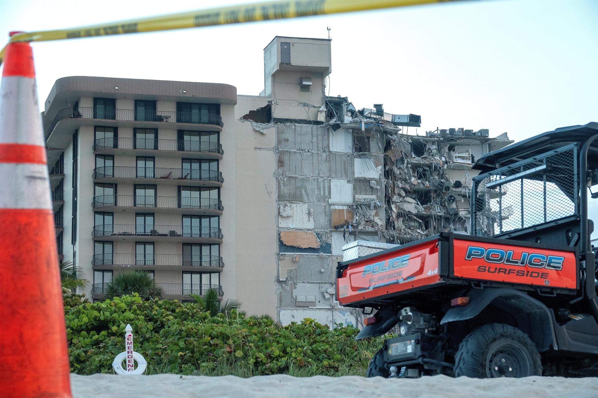 Al menos un muerto en un edificio parcialmente derrumbado en Miami Beach - Noticias de hoy en República Dominicana | De Último Minuto