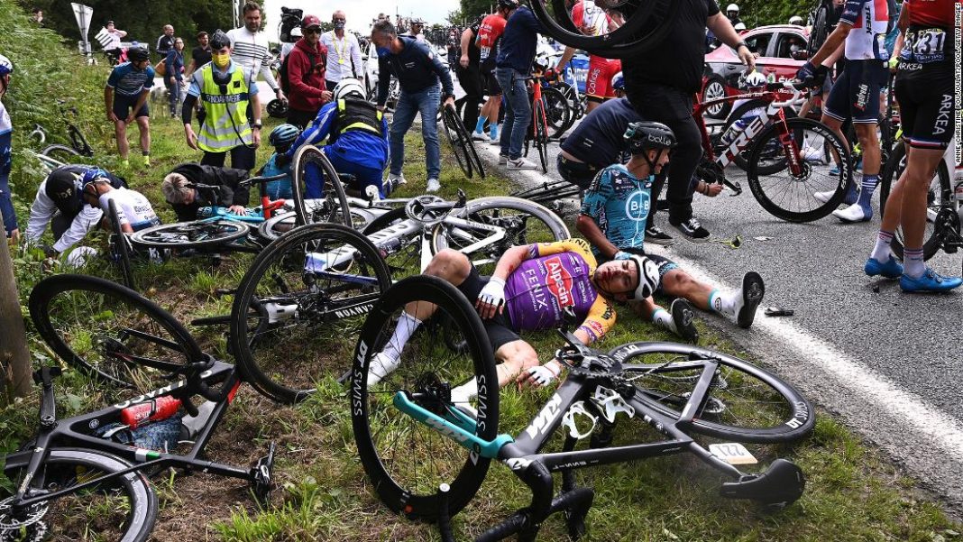 Caída en Tour de France