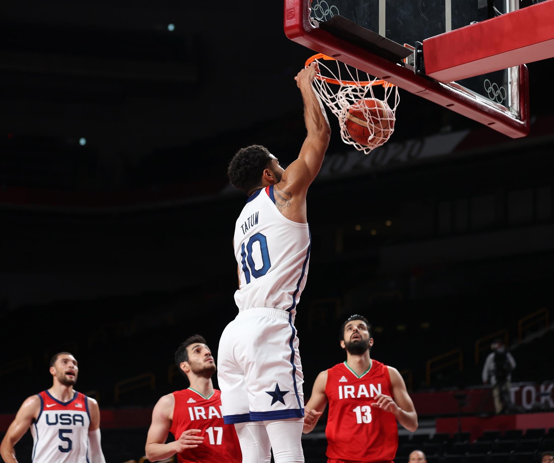 Estados Unidos le gana a Irán baloncesto de Tokio; Francia y Australia dan un paso a cuartos - Noticias de hoy en República Dominicana | De Último Minuto