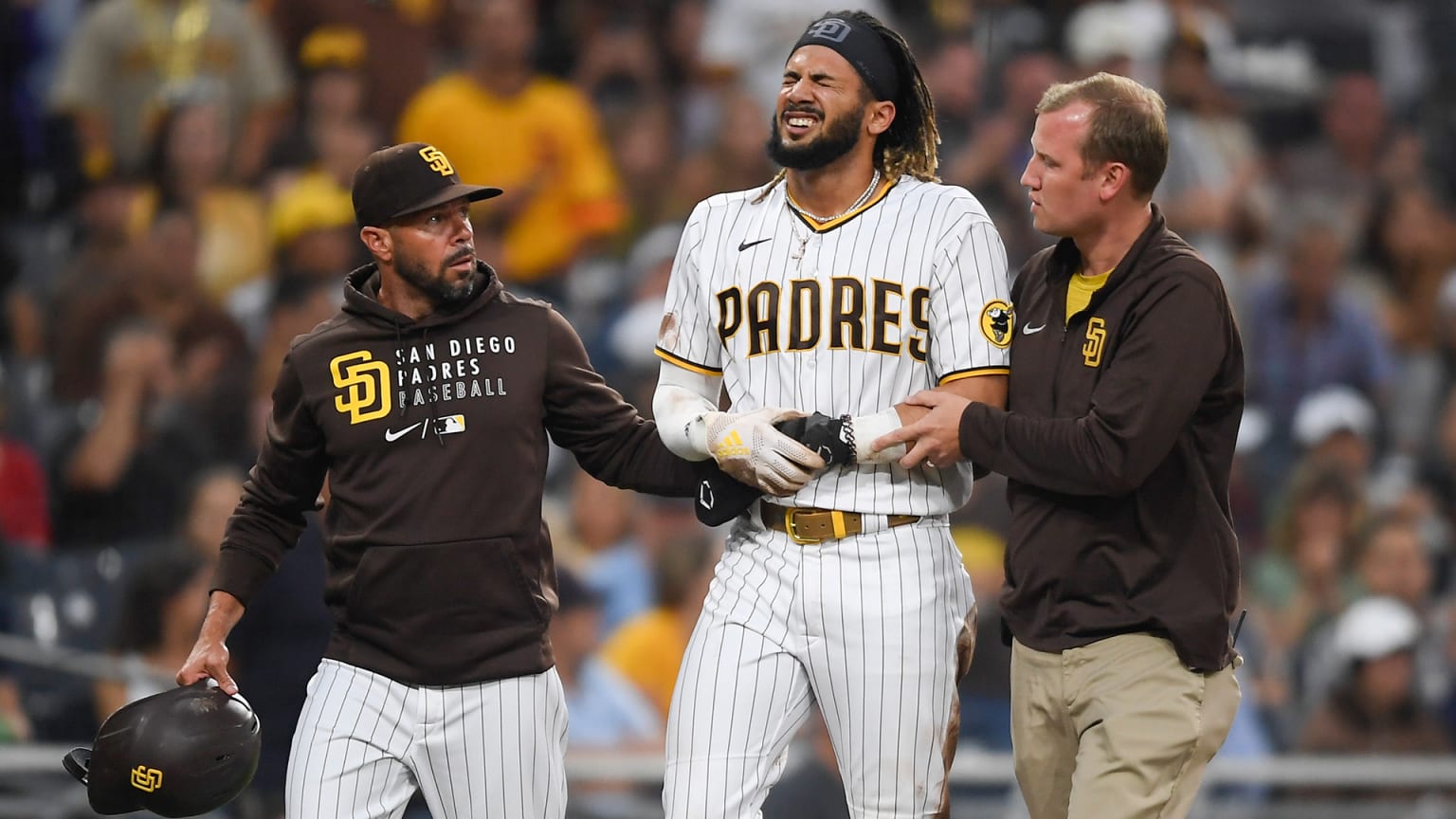 Aparente lesión obliga a Fernando Tatis Jr. a salir de juego - Noticias de hoy en República Dominicana | De Último Minuto