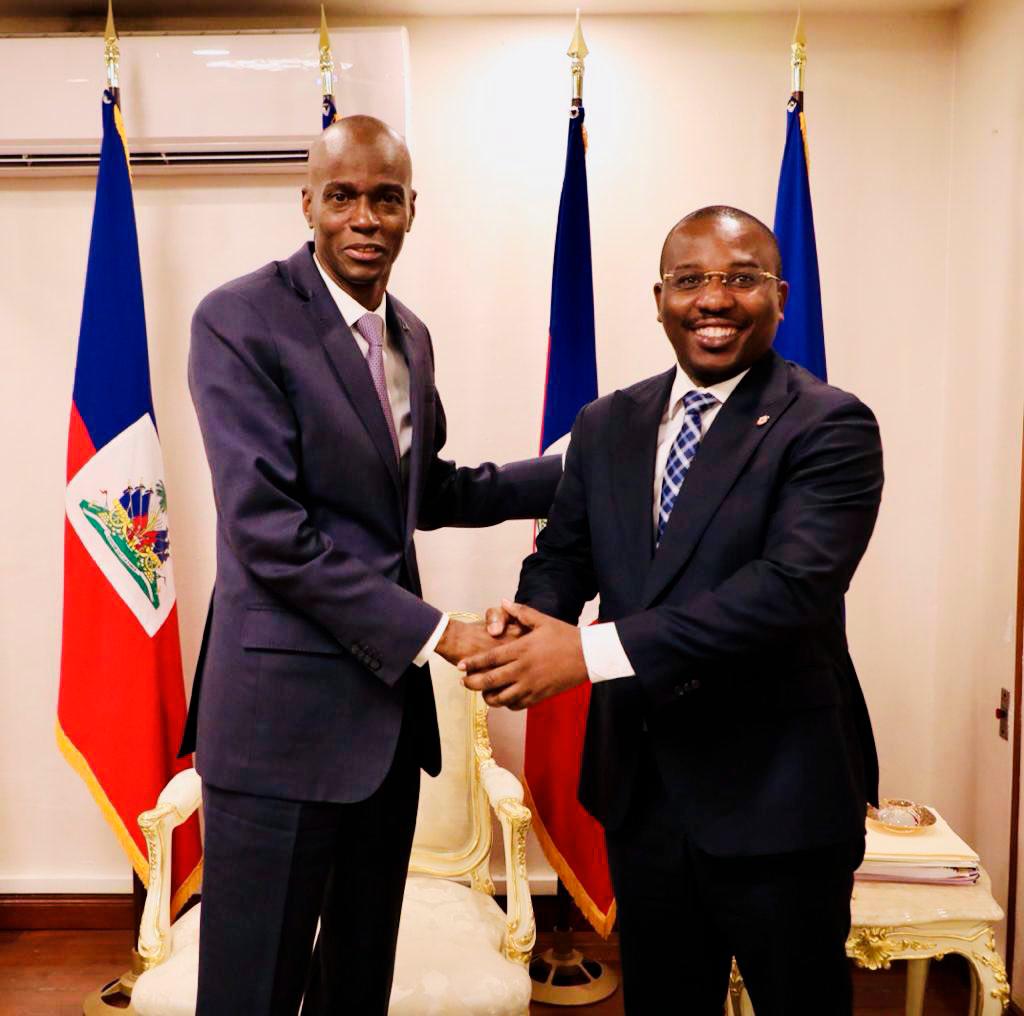 Jovenel Moise y Claude Joseph