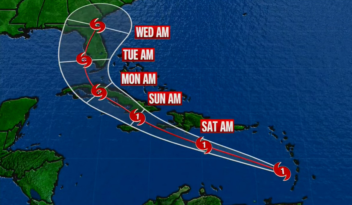 El huracán Elsa se intensifica en su avance por el este del Caribe - Noticias de hoy en República Dominicana | De Último Minuto