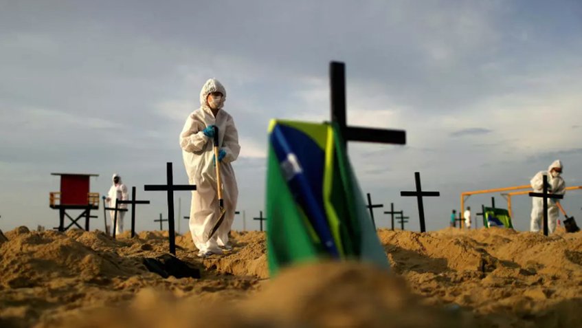 Brasil supera las 577.000 muertes por COVID; variante Delta sigue avanzando