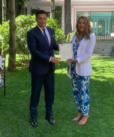 INVEROTEL reconoce labor de David Collado para la recuperación del turismo en RD