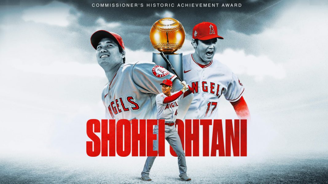 Shohei Ohtani recibe el Premio al Logro Histórico en Grandes Ligas