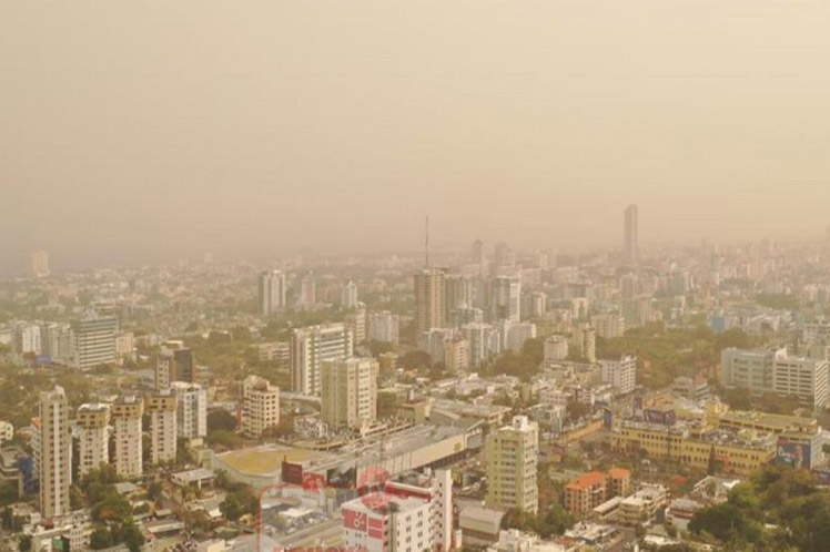 Polvo del Sahara y temperaturas calorosas predominan en RD