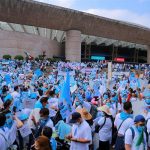 Miles de personas tiñen de azul la Ciudad de México en contra del aborto - Noticias de hoy en República Dominicana | De Último Minuto