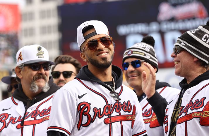 Bravos de Atlanta celebran Serie Mundial con desfile