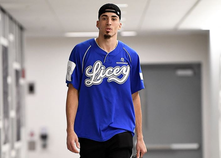 Chris Duarte luce camiseta de los Tigres del Licey