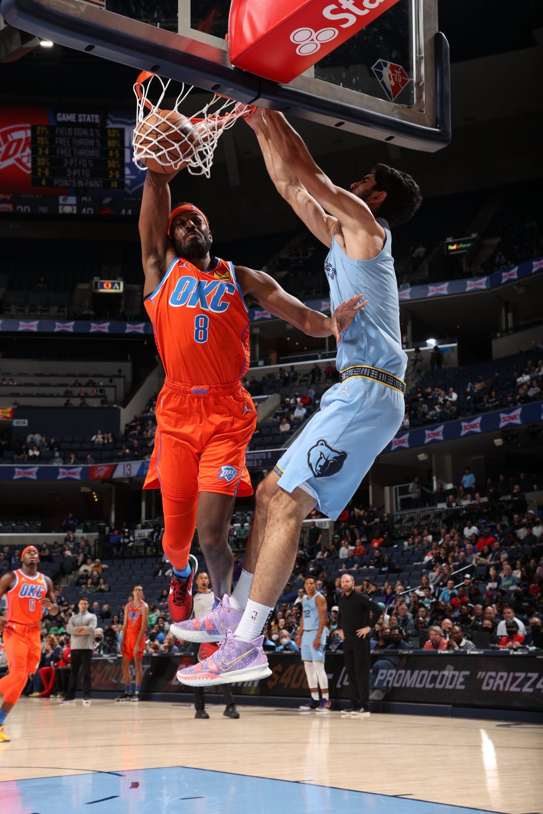 Grizzlies propinan a Thunder la paliza más grande en la historia de la NBA