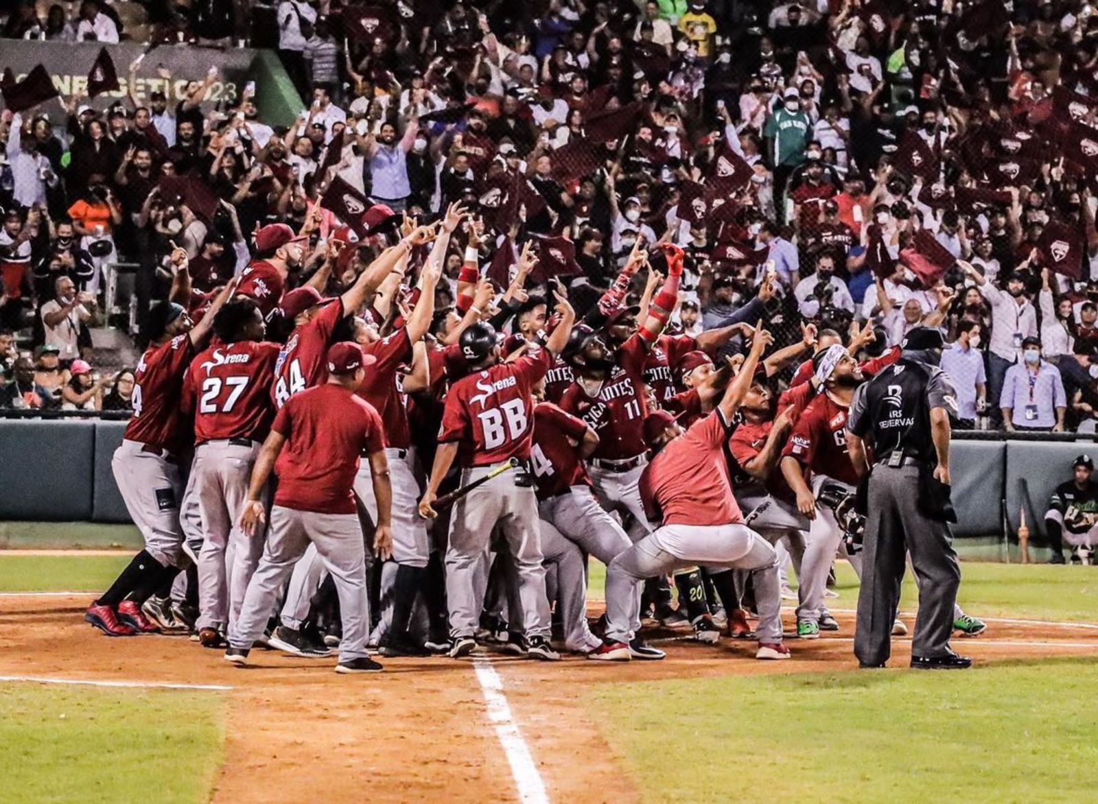 Gigantes del Cibao campeones del béisbol dominicano