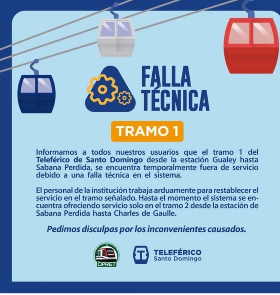 Fuera de servicio tramo uno del Teleférico tras falla técnica | De Último Minuto