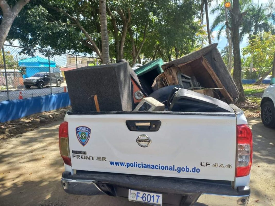 PN incauta bocinas por contaminación sónica en Sabana Grande de Boyá