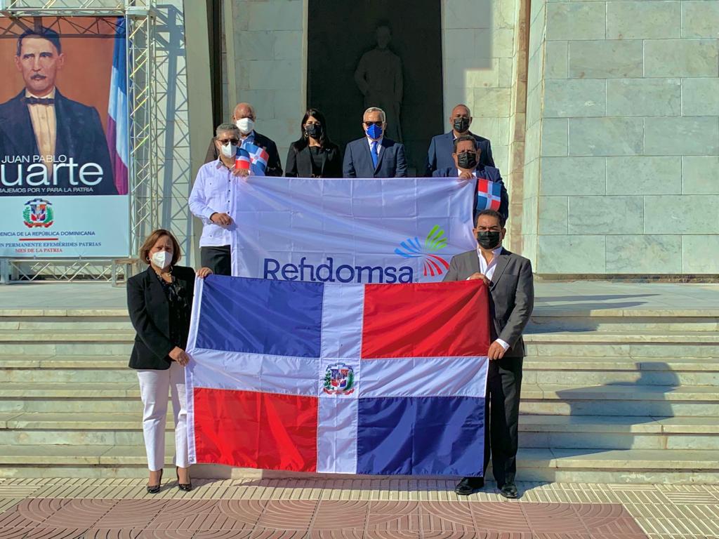 Refinería Dominicana de Petróleo rindió honor a la patria en el 178 aniversario de la Independencia