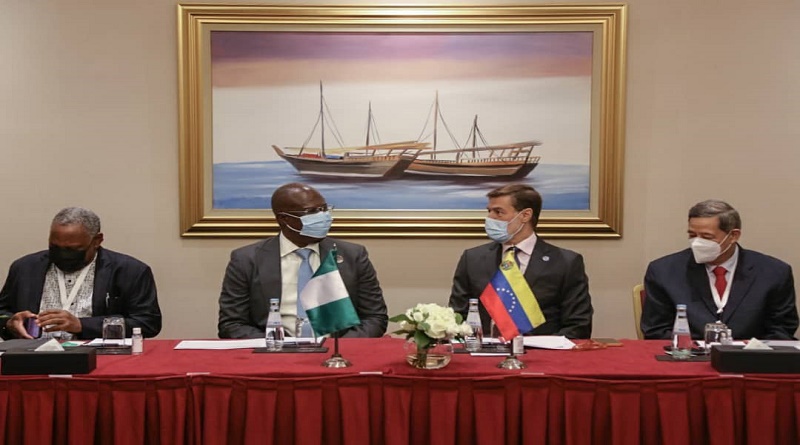 Venezuela profundiza la cooperación energética con Egipto y Nigeria