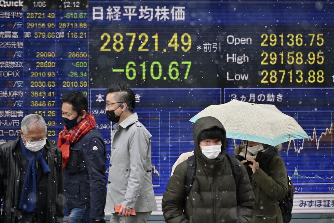 Bolsas de valores de China y Taiwán se desploman ante ataque ruso a Ucrania