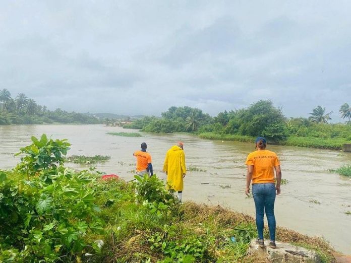 Autoridades responden a situaciones por lluvias en la zona norte del país