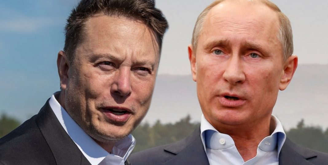 Elon Musk desafió a Vladimir Putin a un 