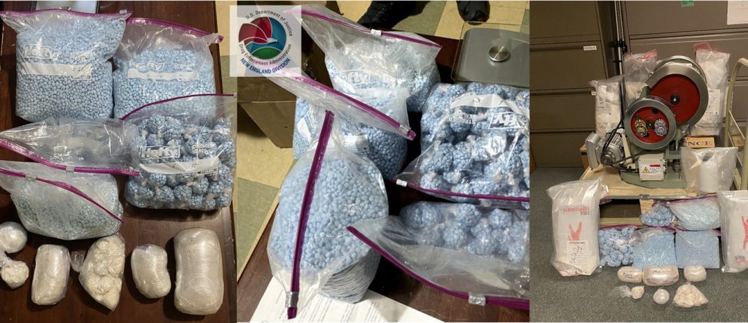 La DEA y Policía NYC confiscan 100 mil pastillas de fentanilo a un dominicano en Lawrence