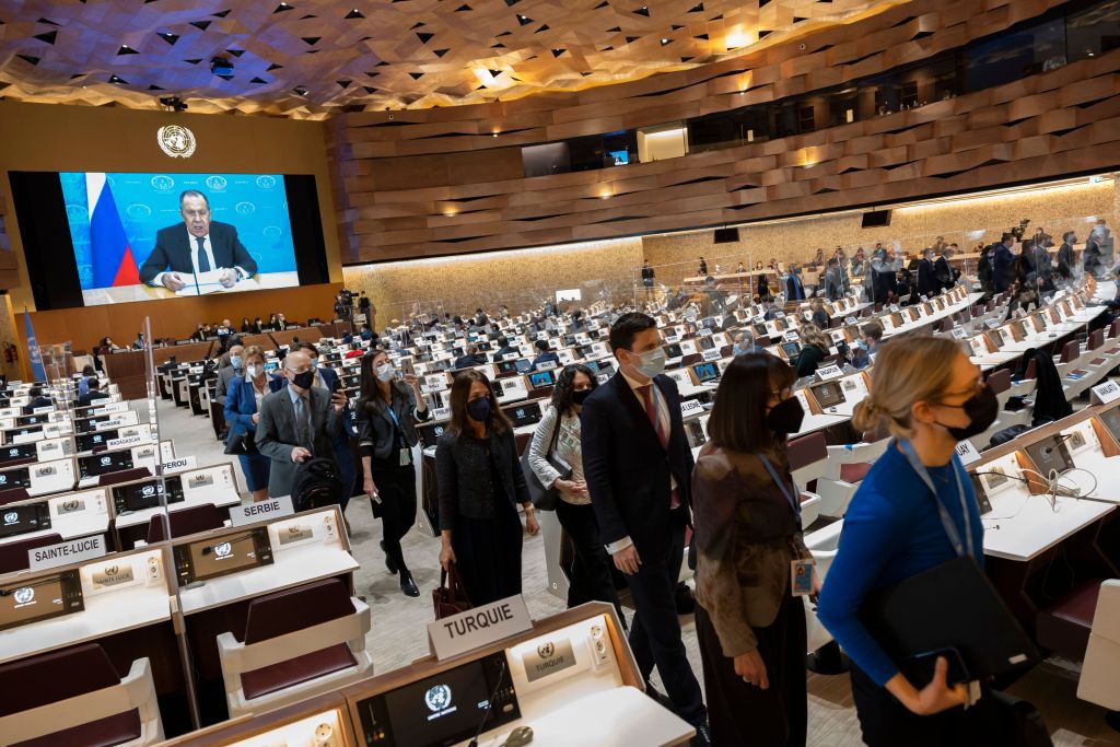 Diplomáticos abandonan sala durante discurso del ministro de Exteriores ruso en la ONU
