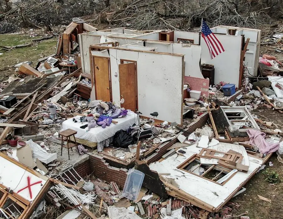 Tormentas y tornados amenazan sur de EEUU tras dejar dos muertos