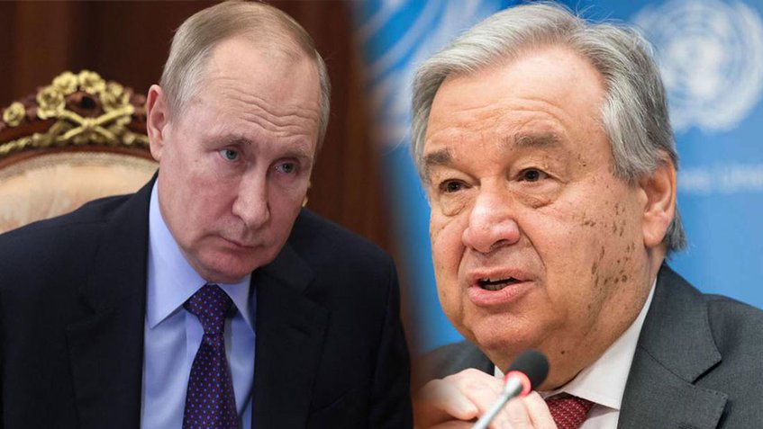 Putin admite a Guterres que la situación en Mariúpol es 