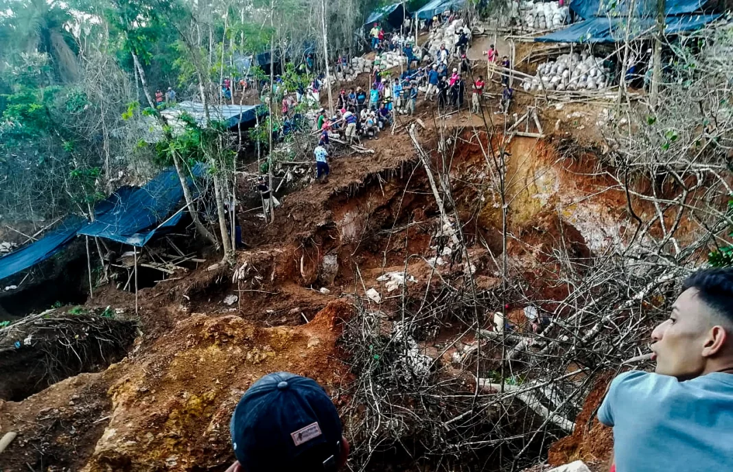 Dos muertos y un desaparecido en derrumbe de mina artesanal en Nicaragua