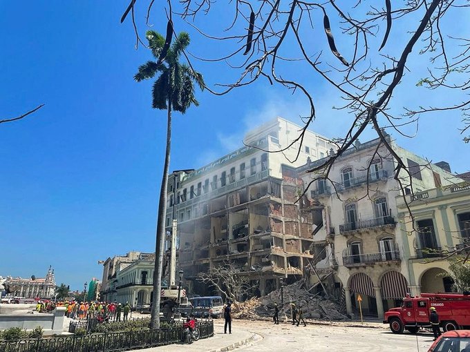 Sube a 25 la cifra de muertos por explosión en hotel de Cuba