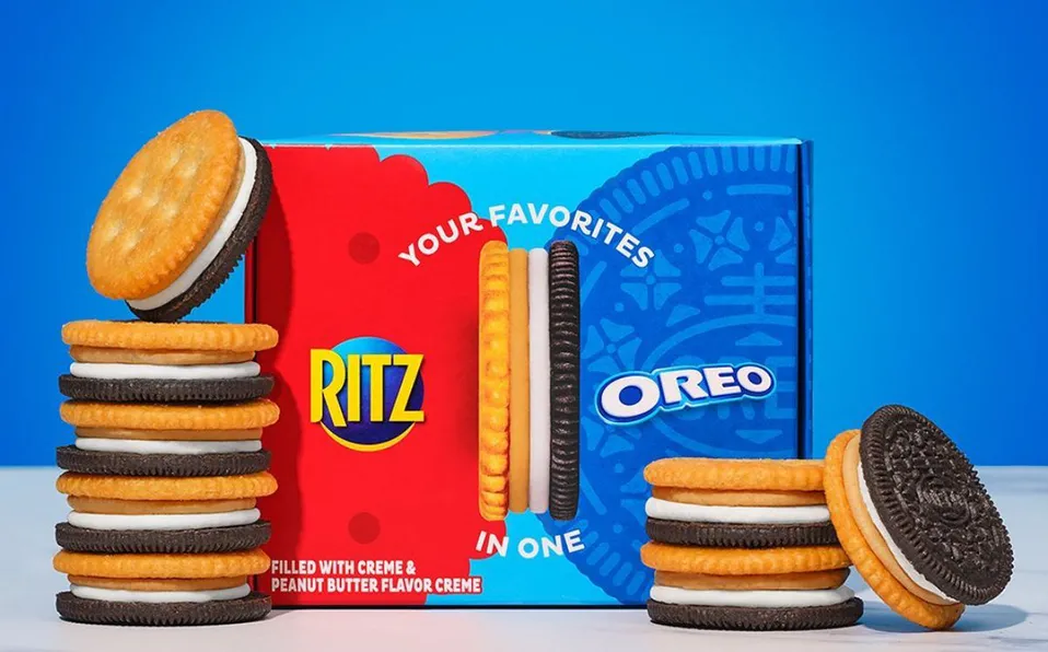 Oreo y Ritz se unen; presentan galletas dulces y saladas al mismo tiempo