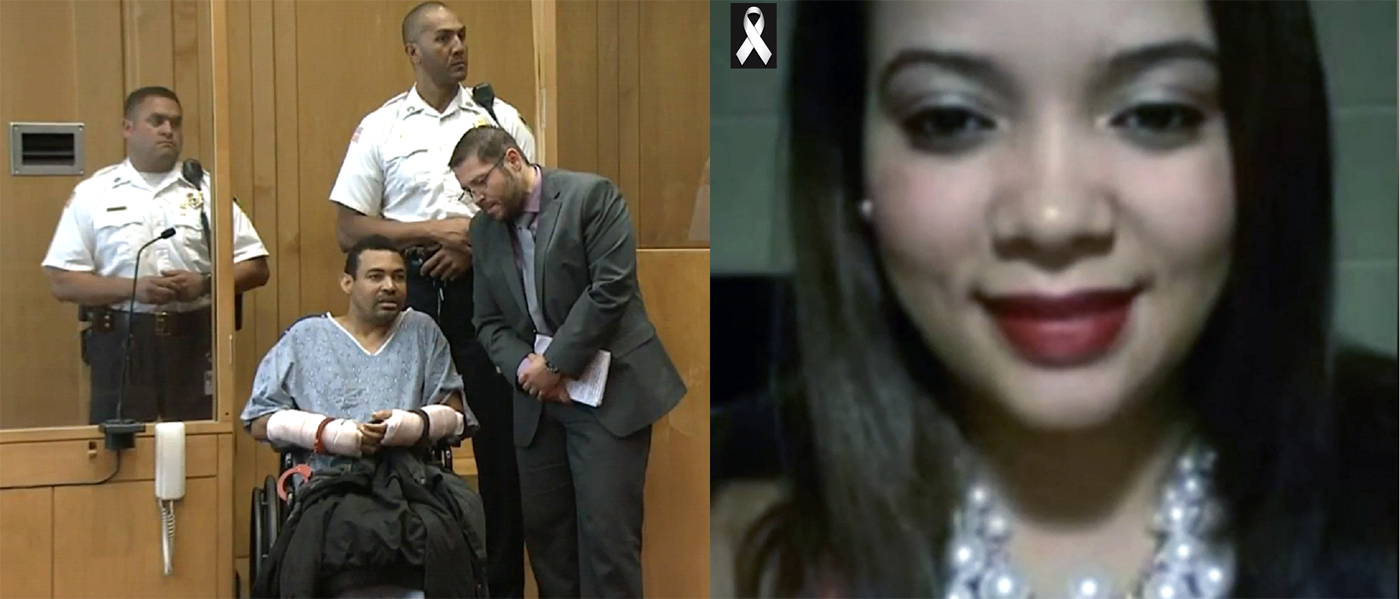 En silla de ruedas y con brazos vendados, dominicano es acusado de asesinar a puñaladas a su esposa - Noticias de hoy en República Dominicana | De Último Minuto