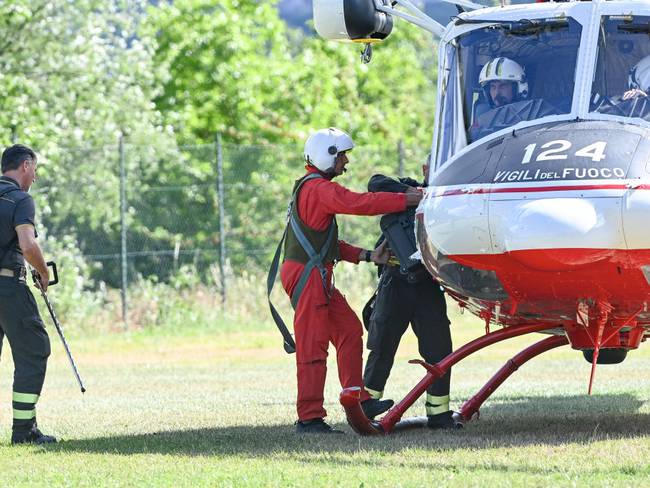 Siete muertos en el accidente de un helicóptero en Italia