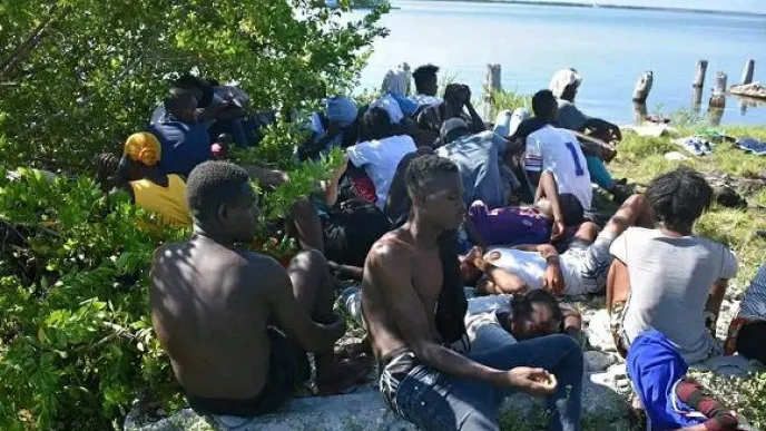 Rescatan a grupo de migrantes haitianos al norte de Cuba